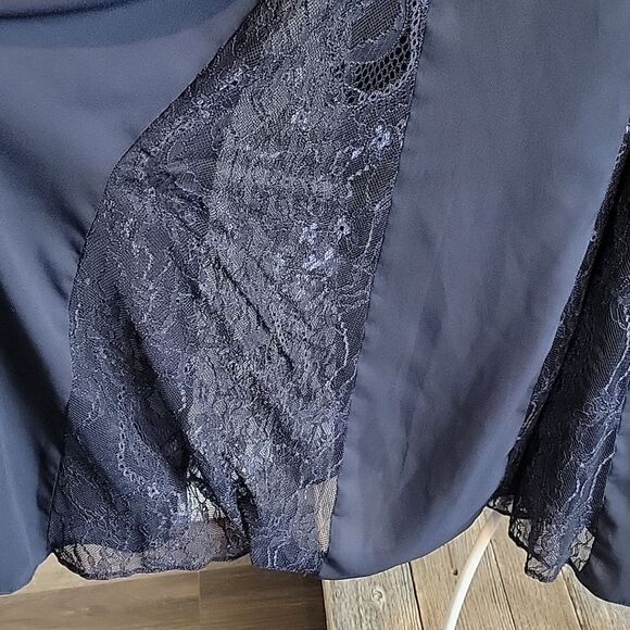 Asos special occasion midi dress in navy Women's Size 4 - Picture 5 of 15